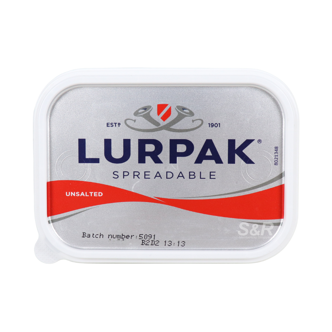 Lurpak Spreadable Unsalted Butter 250g